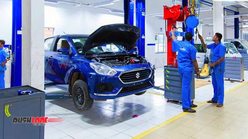 Maruti launches a new system to offer better transparency in car servicing - Maruti Car Service Dzire