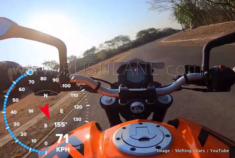 KTM Duke 125 top speed and 0 to 100 