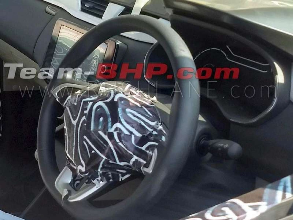 Renault Kwid Based Mpv Interiors Spied Touchscreen Amt