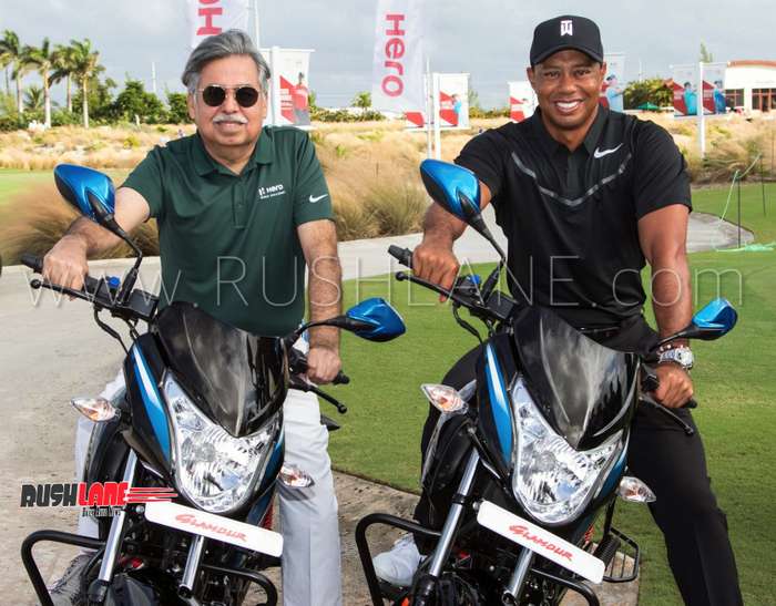 Hero MotoCorp with Tiger Woods