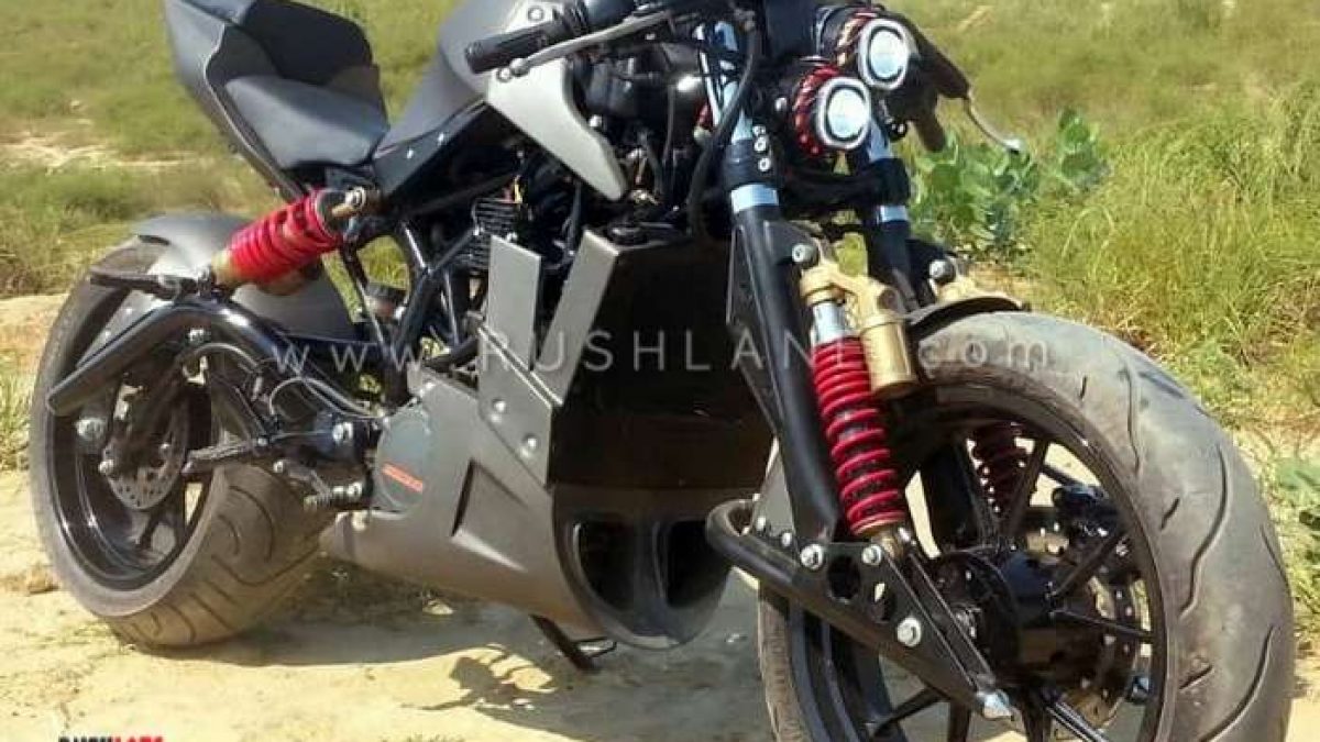 KTM Duke 200 modified into a streetfighter for Rs 1.55 lakhs