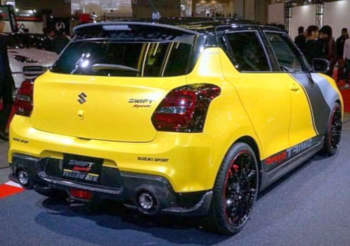 Suzuki Swift Sport Yellow Rev is the fastest and lightest Swift