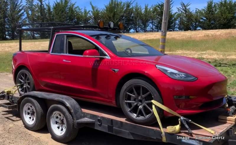 r Turns Tesla Model 3 Into a Pickup Truck