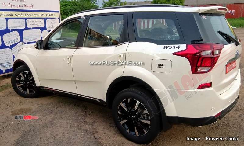 Current XUV500 BS6 on test. Launch this month.