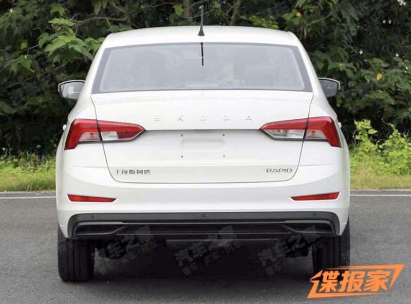 2020 Skoda Rapid Sedan Spied Undisguised For The First Time