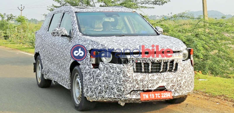 Mahindra Xuv400 Spied For The First Time Smaller Than Xuv500