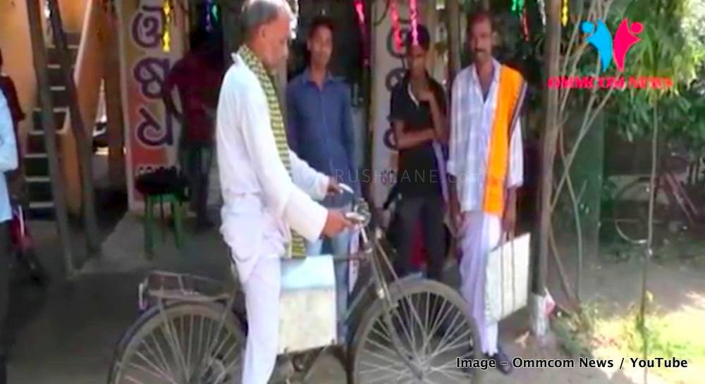 Odisha farmer electric bike cycle