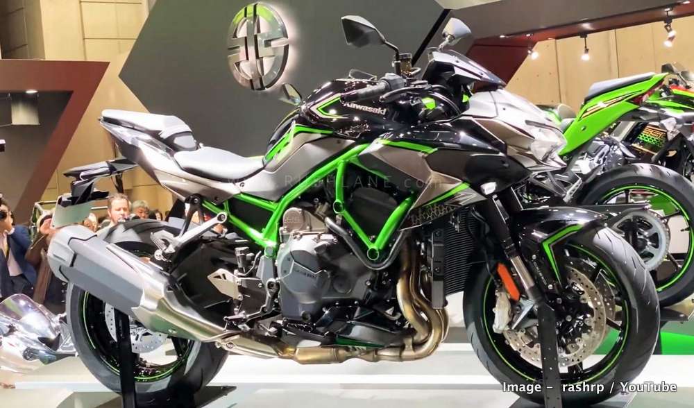 Kawasaki Z H2 Supercharged Street Fighter Motorcycle Debuts Video