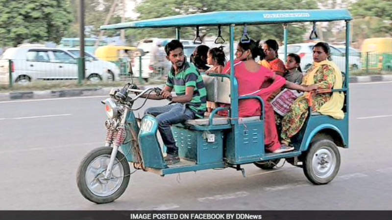 Electric rickshaw India