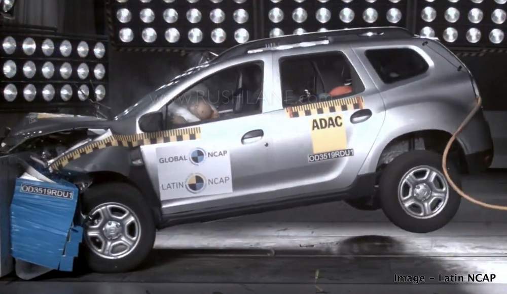 New Renault Duster crash test