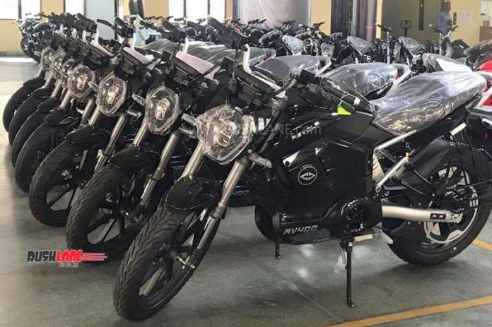 Revolt electric motorcycle first batch delivered in Delhi today