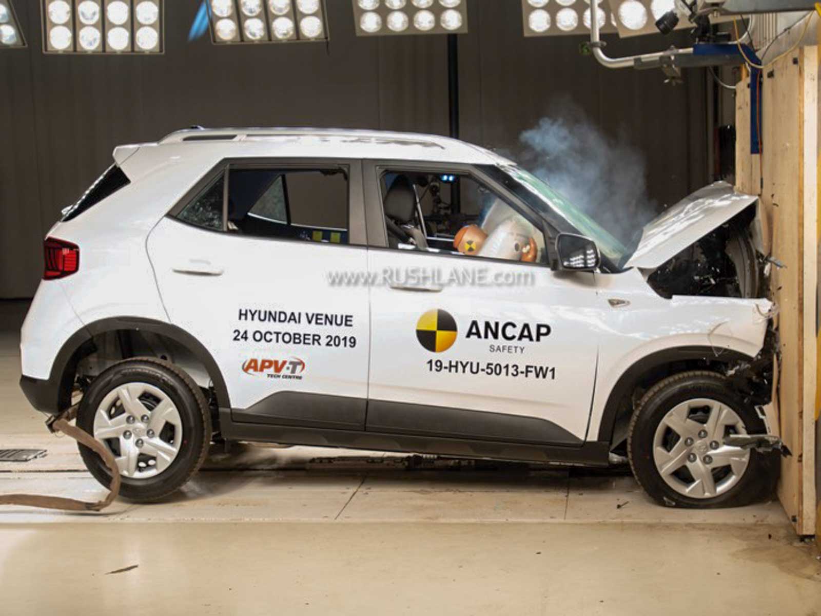 Hyundai Venue Crash Test Video Scores 4 Star Safety Rating