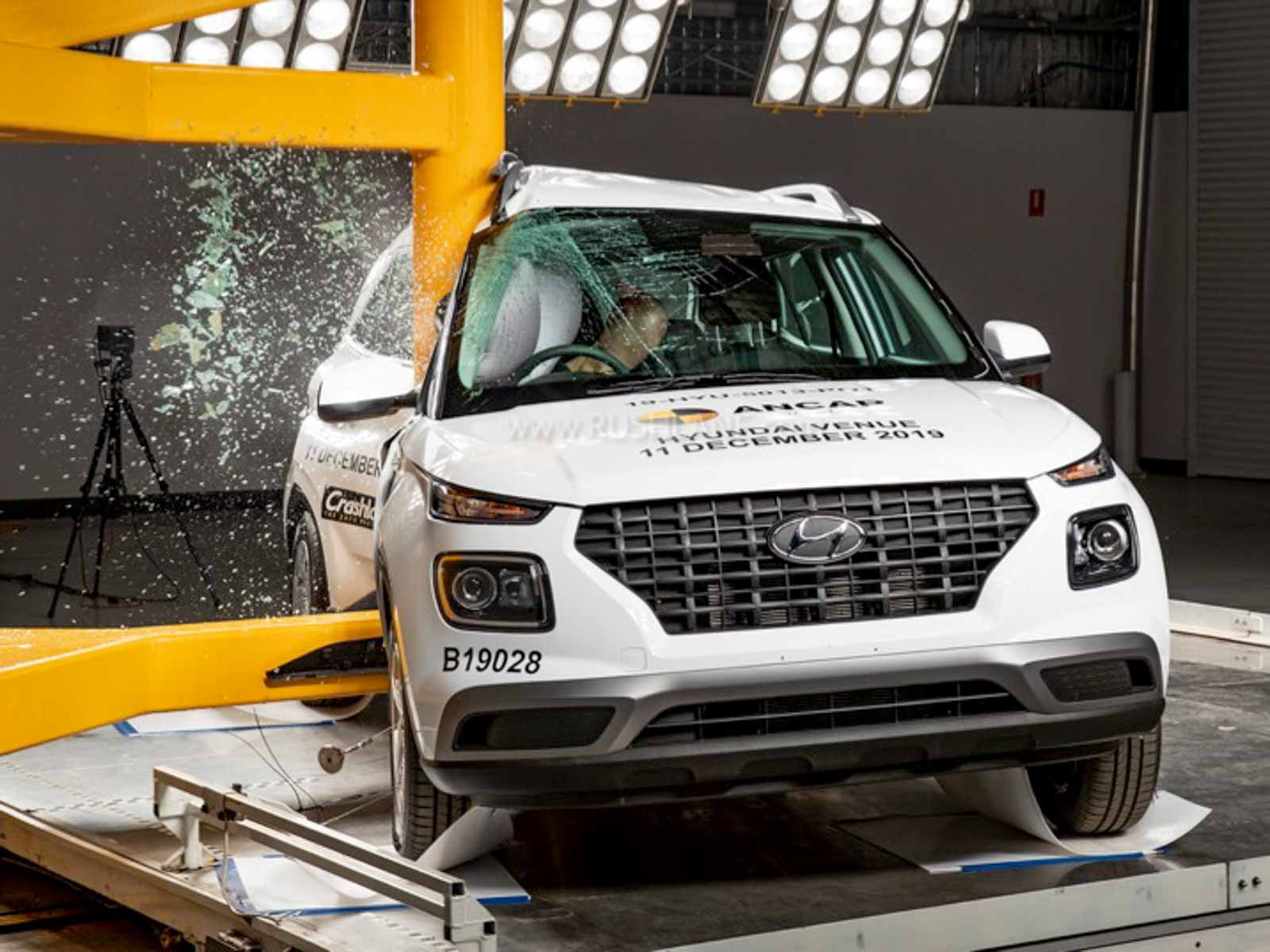 Hyundai Venue Crash Test Video Scores 4 Star Safety Rating