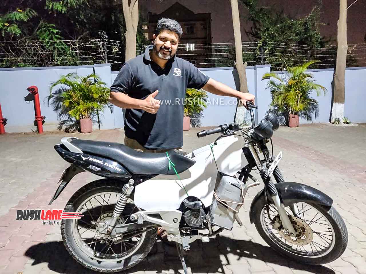 Bajaj Pulsar electric motorcycle project Made with Rs 1 lakh budget