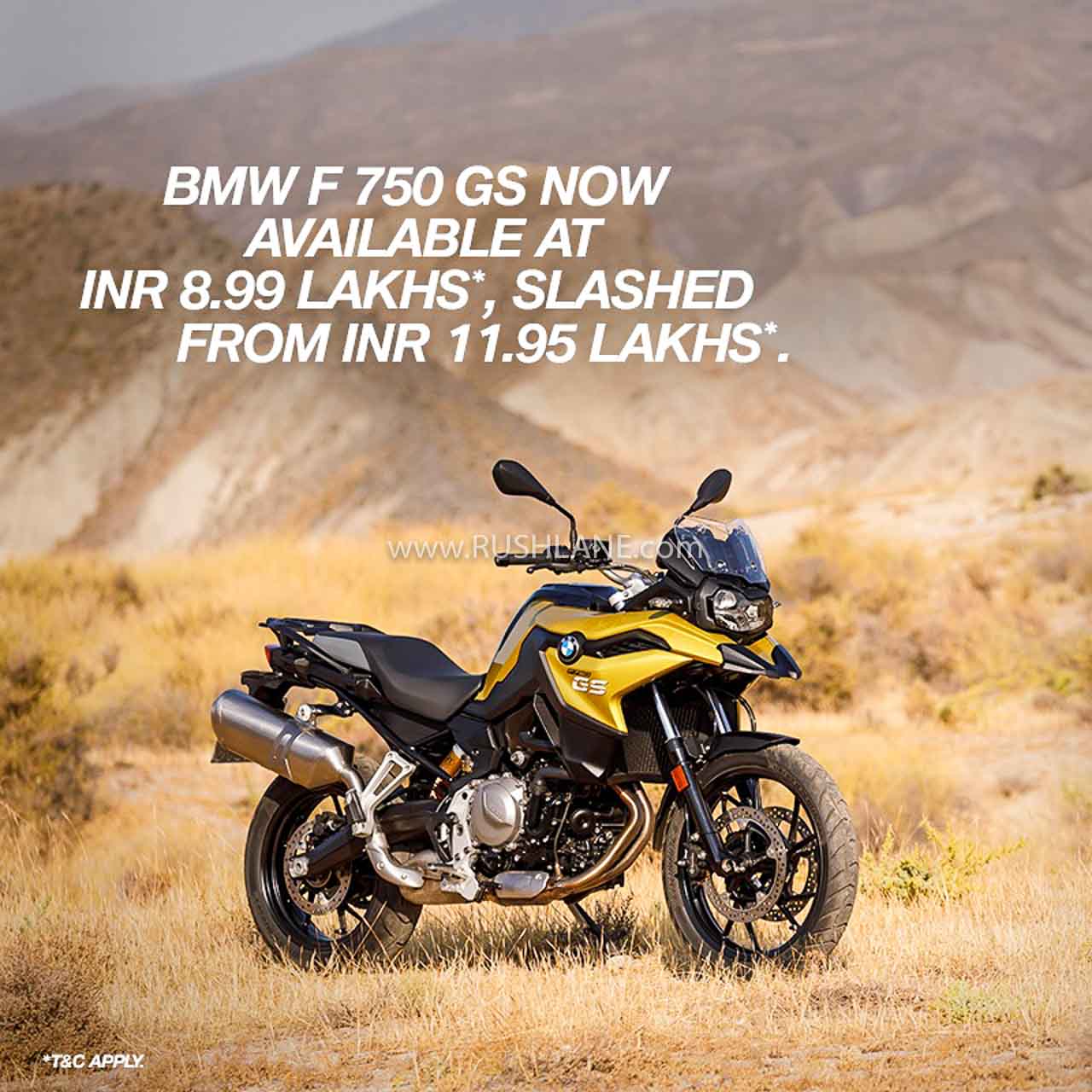 BMW India F 750 discounts