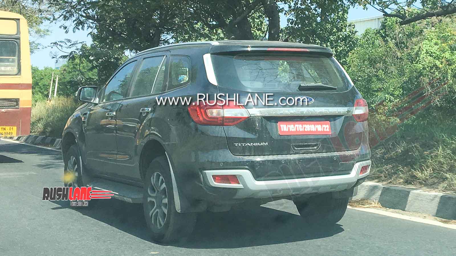 Ford Endeavour BS6 spied on test