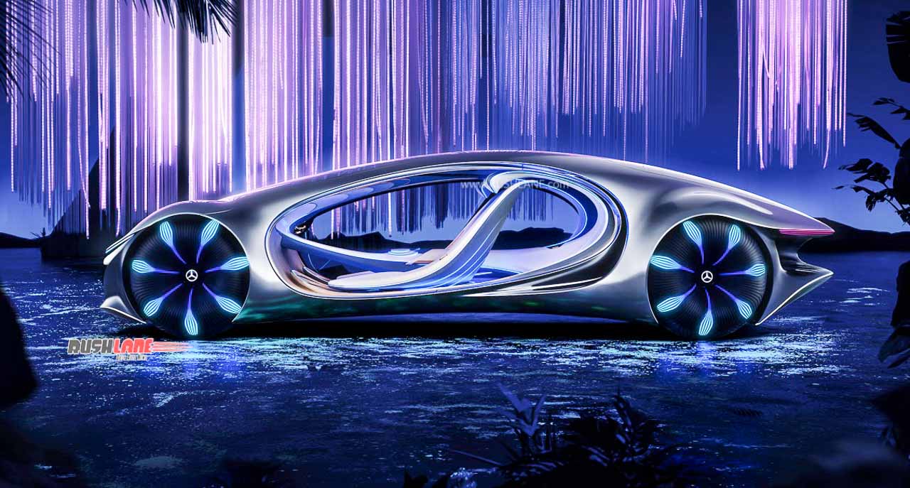 CES 2020 MercedesBenz unveils concept car inspired by film Avatar   Science  Tech News  Sky News