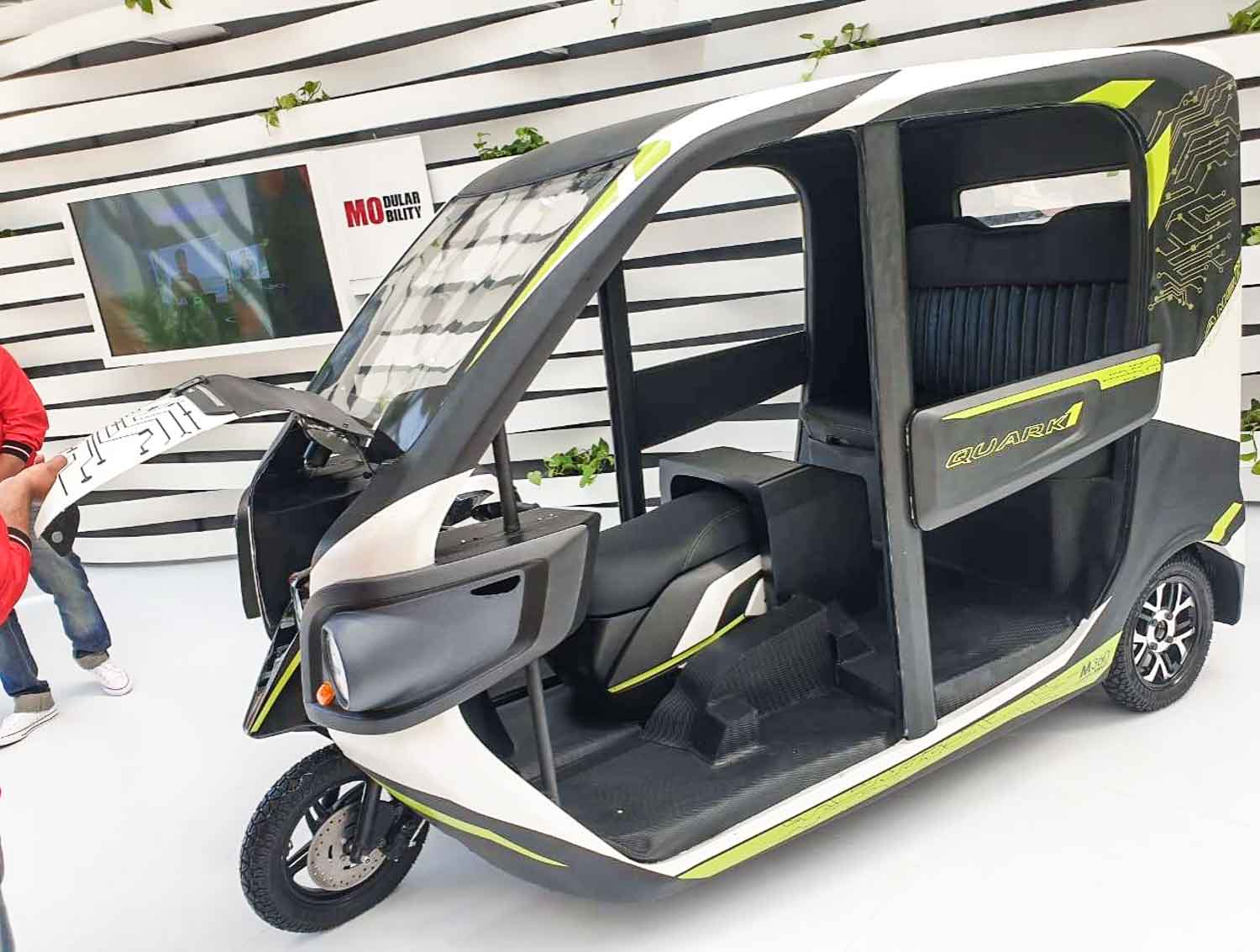 Hero Quark 1 electric concept can be scooter as well as rickshaw
