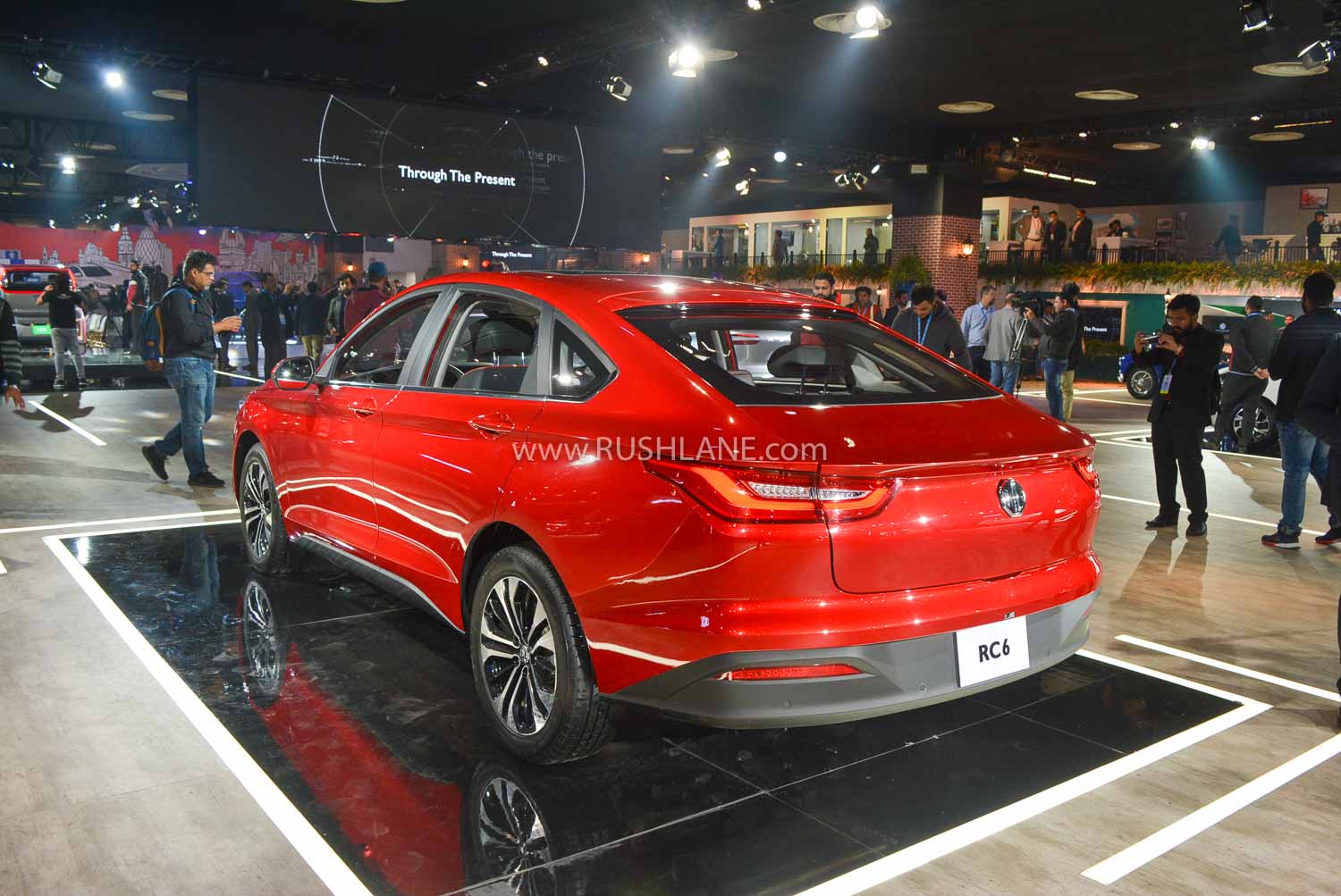 MG RC6 sedan at Auto Expo 2020