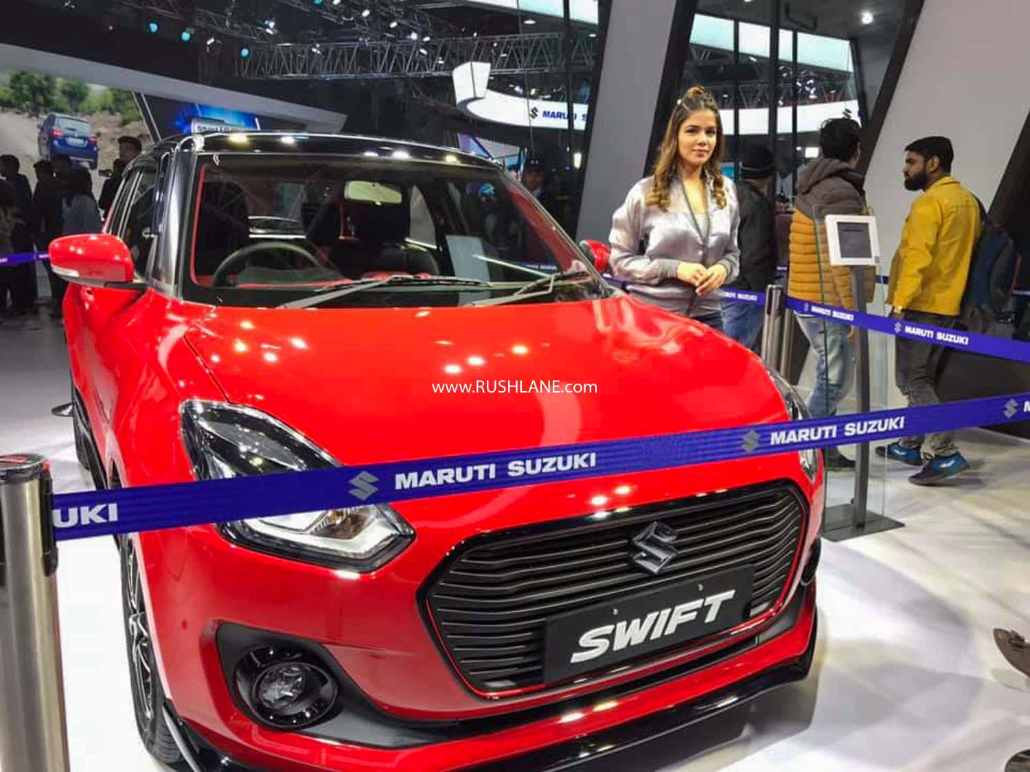 New Maruti Swift BS6 at Auto Expo.