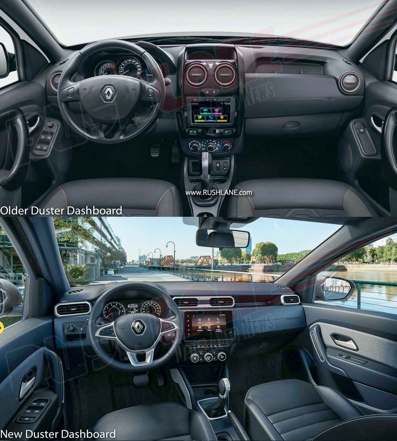 Renault Duster Interiors Old vs New