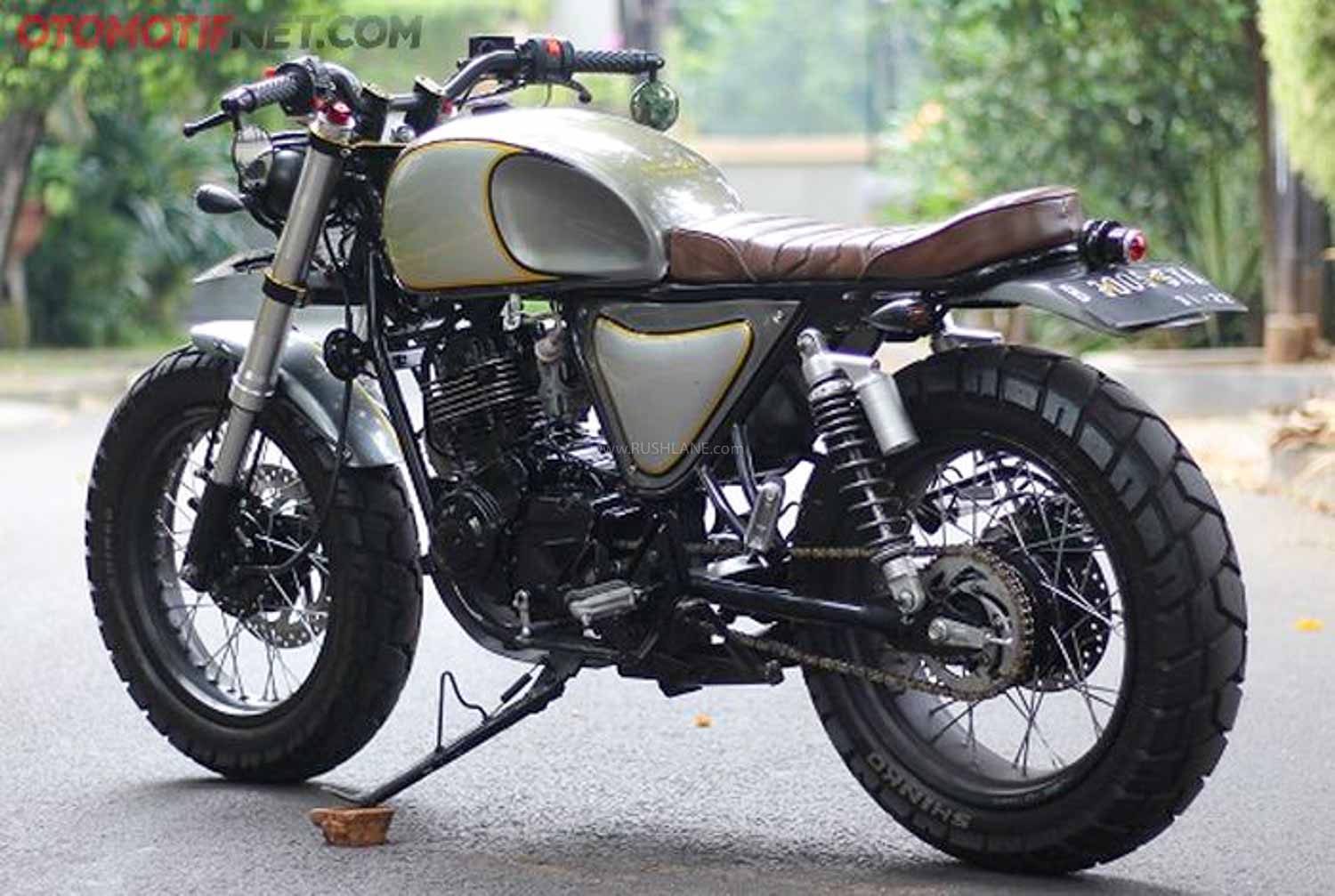 Tvs Apache Rtr 160 Modified Into A Scrambler For Approx Rs 15k