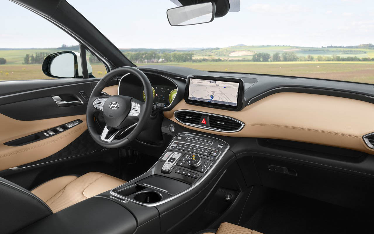 2021MY Hyundai Santa Fe - Revised interiors
