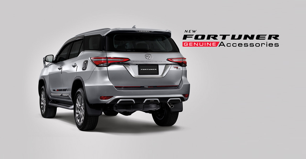 2021 Toyota Fortuner facelift - Exterior accessories