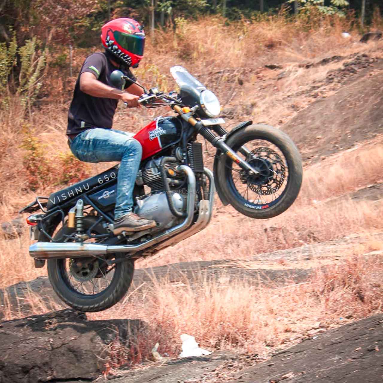 Royal Enfield Interceptor 650 withstands abuse - Owner shares stunt video
