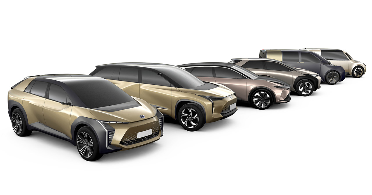 Toyota's six upcoming EVs