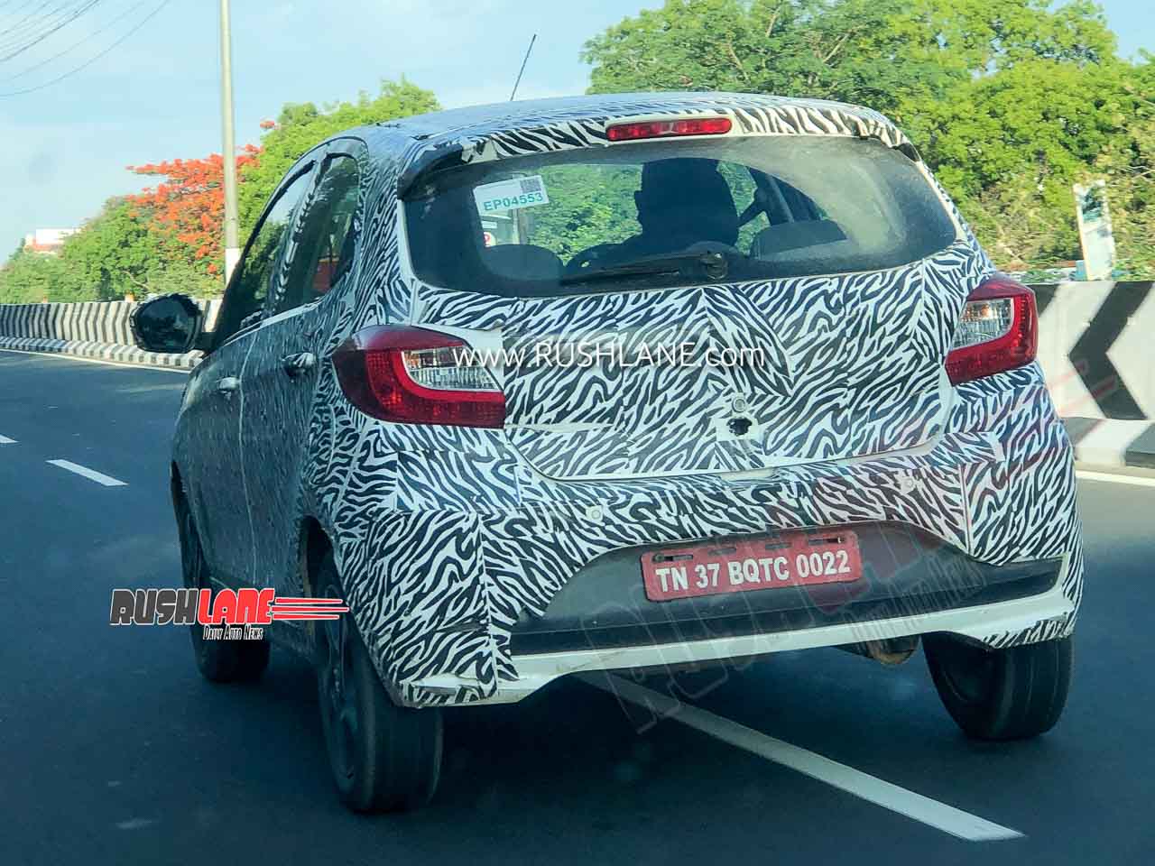 No styling differences from the existing petrol Tiago