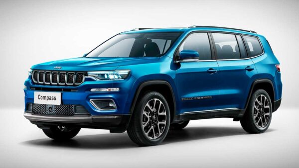 7 Seater Jeep Compass Render