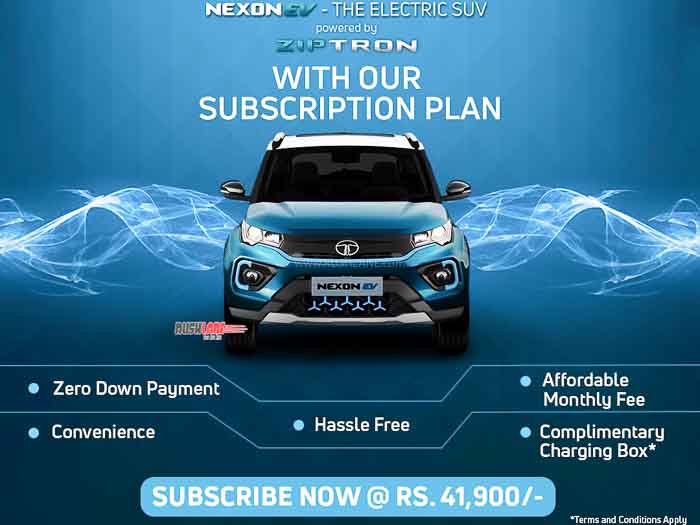 Tata Nexon subscription plan