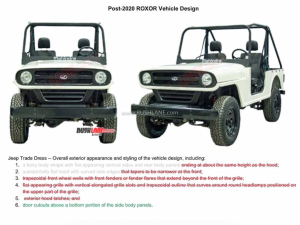 New Mahindra Roxor Redesign Face vs Points of Contention FCA had