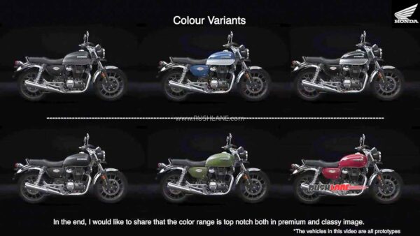 Honda CB350 Colours