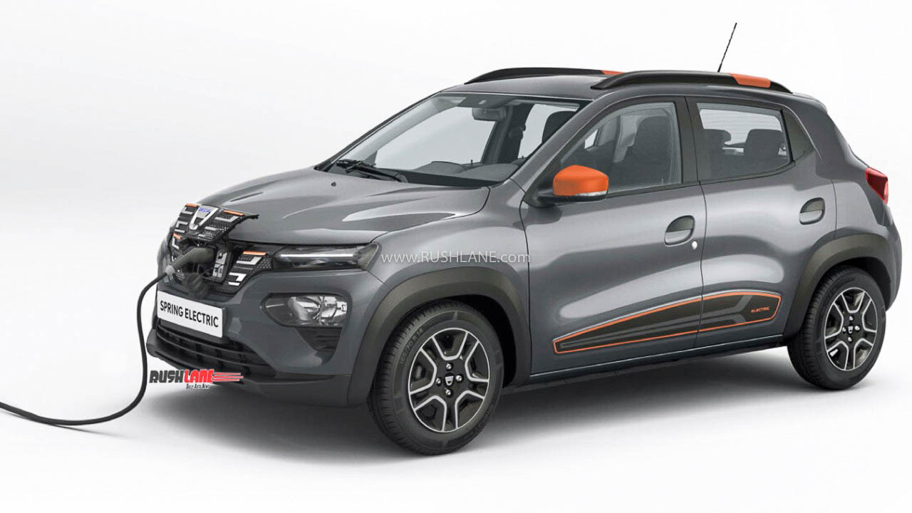 2021 Renault Kwid Electric Debuts As Dacia Spring EV 295 kms Drive Range
