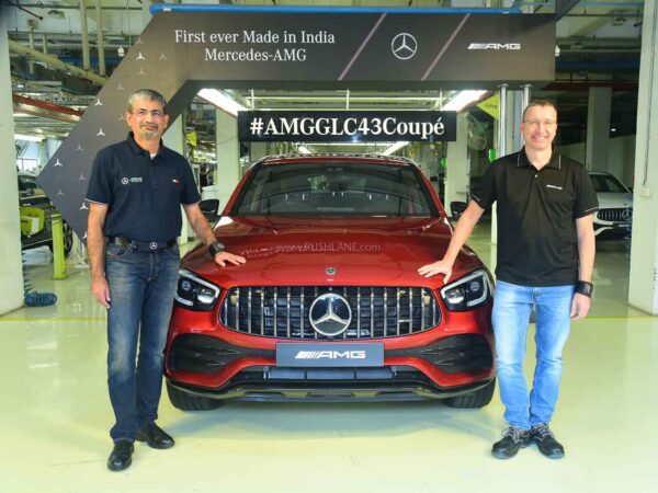 First Mercedes AMG GLC 43 Coupe To Roll Out Of India Plant