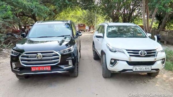 Toyota Fortuner vs MG Gloster