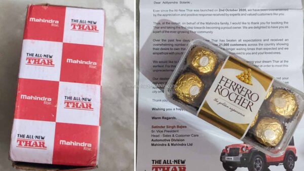 Mahindra Thar Chocolate Box