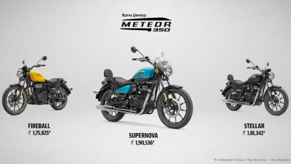 Royal Enfield Meteor 350 Variants and Price