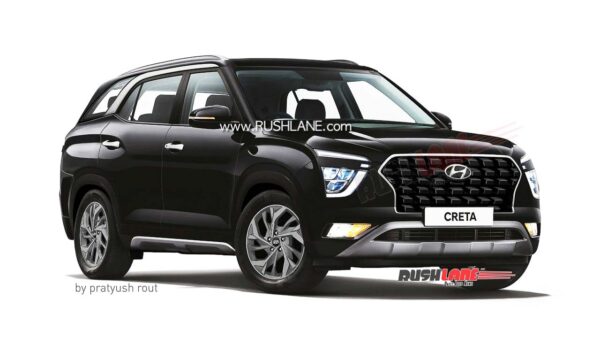 2021 Hyundai Creta 7 Seater Black