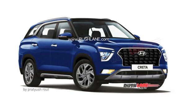 2021 Hyundai Creta 7 Seater Blue