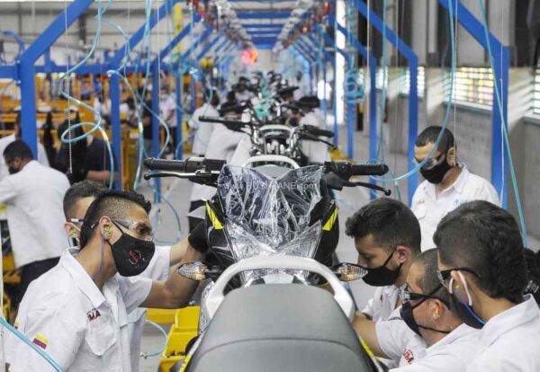 Bajaj Motorcycle Production At Colombia Plant