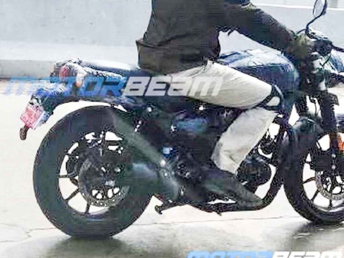 New Royal Enfield Hunter 350 Side View Spied Will Rival Honda Cb 350
