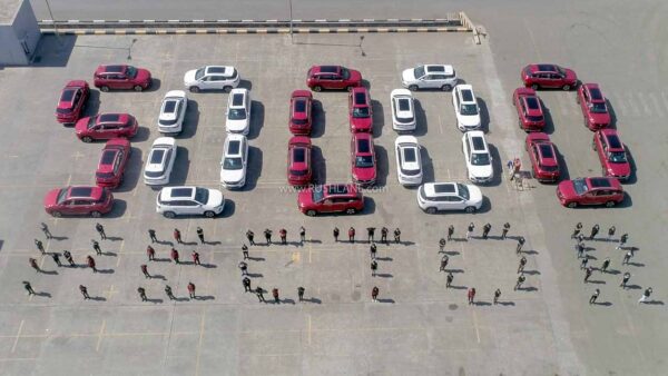 MG Hector 50k Production Milestone