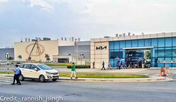 Kia India plant getting the new logo