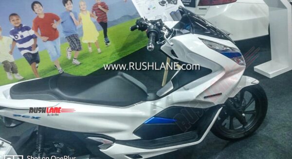 Honda PCX Electric scooter showcased in India
