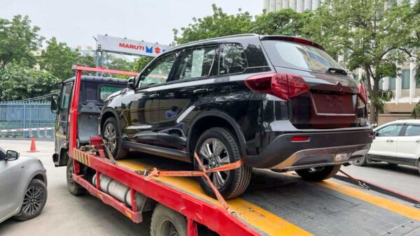 Suzuki Vitara SUV spied outside Maruti plant in Haryana