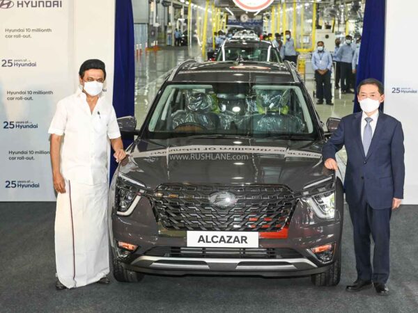 Hyundai India rolls out their car now 10 millionth (1 crore)