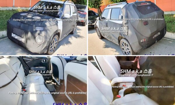 Hyundai AX1 small UV - Spied in production guise